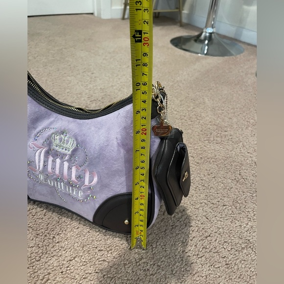 JUICY COUTURE Dreamy Purple Shoulder Bag with small coin purse - Picture 7 of 9